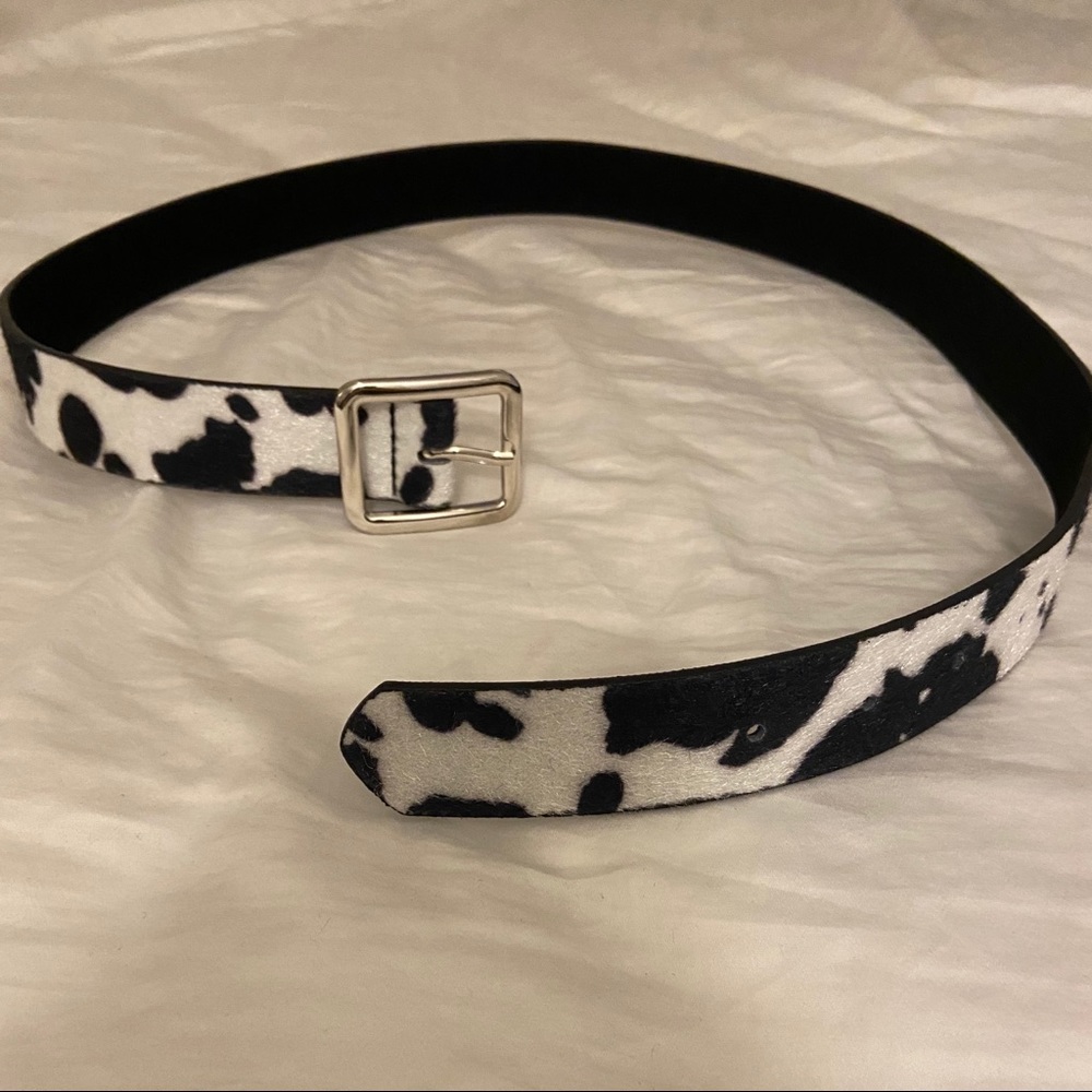 ❤️ SOLD cow print belt from princess polly